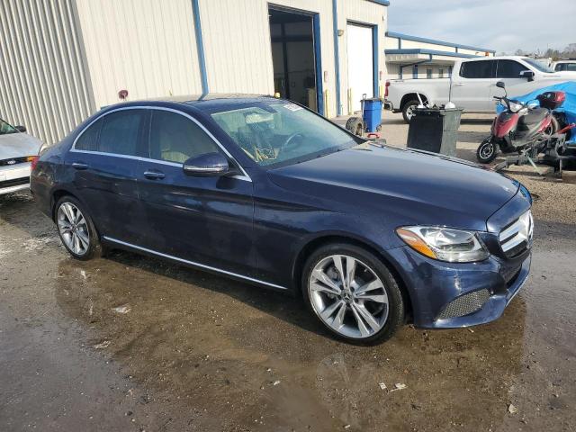 55SWF4JBXHU214652 - 2017 MERCEDES-BENZ C 300 BLUE photo 4