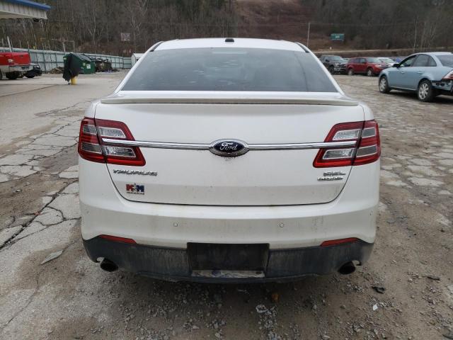 1FAHP2E86DG216334 - 2013 FORD TAURUS SEL WHITE photo 6