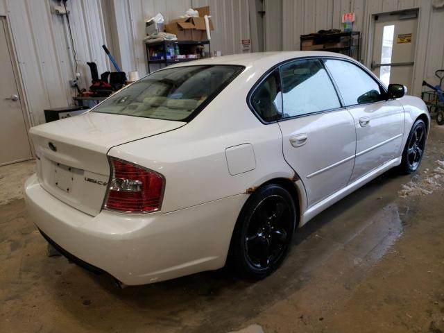 4S3BL626767200667 - 2006 SUBARU LEGACY 2.5I LIMITED WHITE photo 3