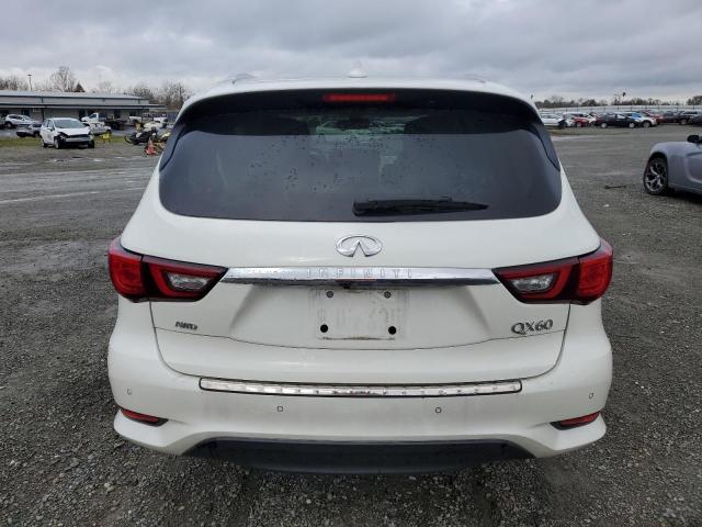 5N1DL0MM9KC558397 - 2019 INFINITI QX60 LUXE WHITE photo 6