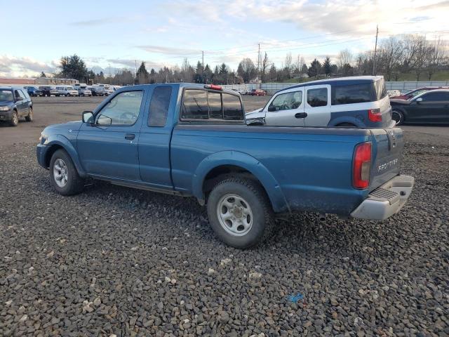 1N6DD26T73C465720 - 2003 NISSAN FRONTIER KING CAB XE BLUE photo 2