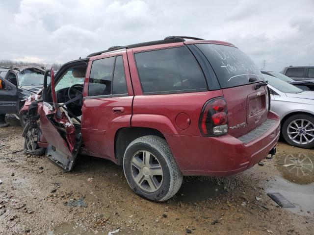 1GNDS13S862282181 - 2006 CHEVROLET TRAILBLAZE LS RED photo 2