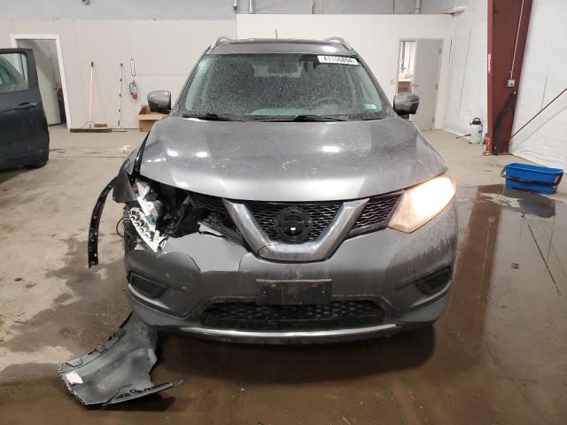 5N1AT2MV5FC921632 - 2015 NISSAN ROGUE S GRAY photo 5