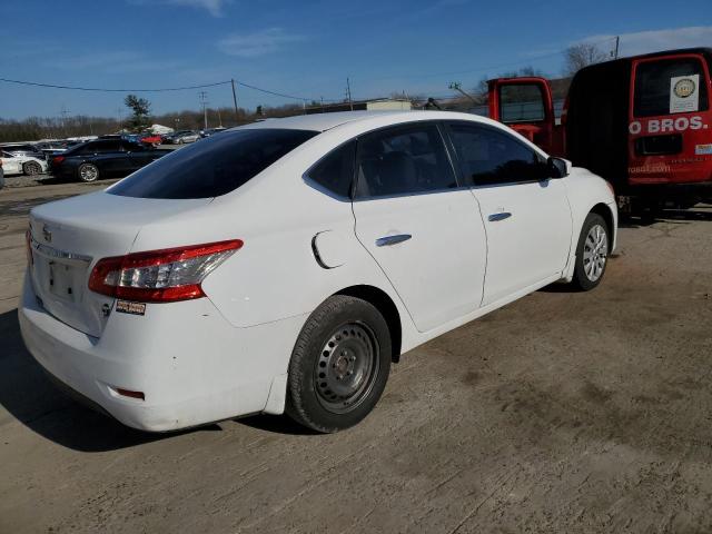 3N1AB7AP7FY356305 - 2015 NISSAN SENTRA S WHITE photo 3