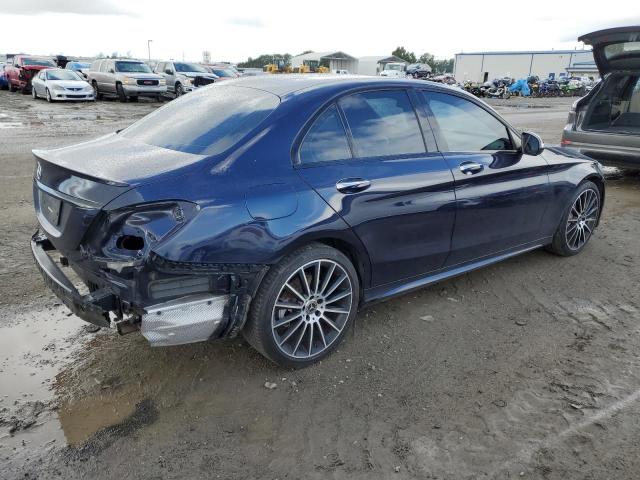 55SWF4JB4JU261651 - 2018 MERCEDES-BENZ C 300 BLUE photo 3