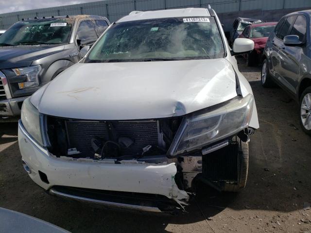 5N1AR2MN6DC654187 - 2013 NISSAN PATHFINDER S WHITE photo 5
