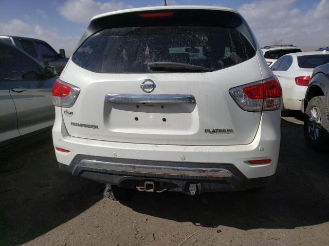 5N1AR2MN6DC654187 - 2013 NISSAN PATHFINDER S WHITE photo 6