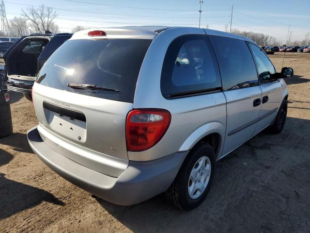 1B4GP15B52B660937 - 2002 DODGE CARAVAN EC SILVER photo 3