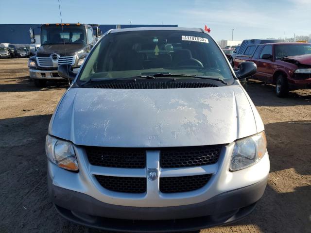 1B4GP15B52B660937 - 2002 DODGE CARAVAN EC SILVER photo 5