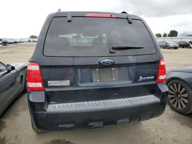 1FMCU49H58KC32607 - 2008 FORD ESCAPE HEV BLACK photo 6