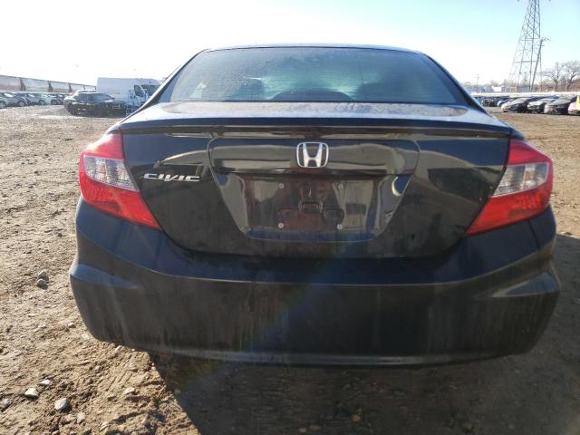 19XFB2F53CE094048 - 2012 HONDA CIVIC LX BLACK photo 6