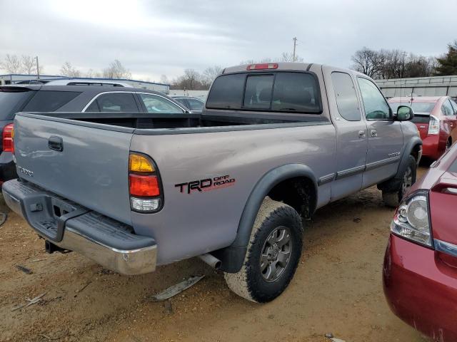 5TBBT44162S242861 - 2002 TOYOTA TUNDRA ACCESS CAB GRAY photo 3