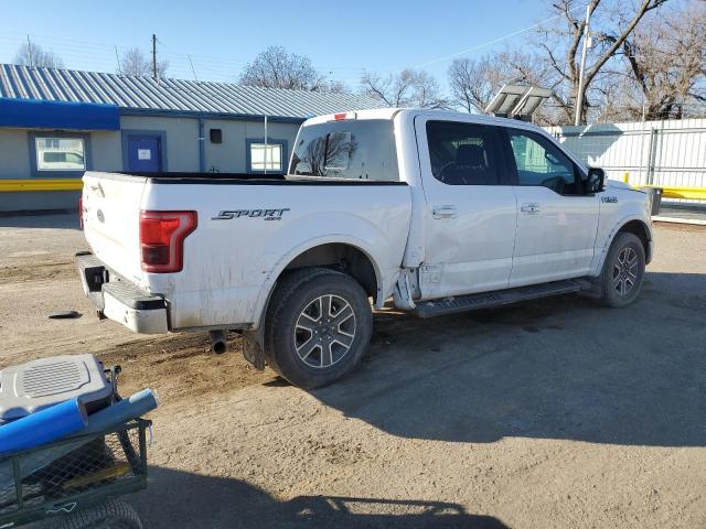 1FTEW1EF9GKF58693 - 2016 FORD F150 SUPERCREW WHITE photo 3