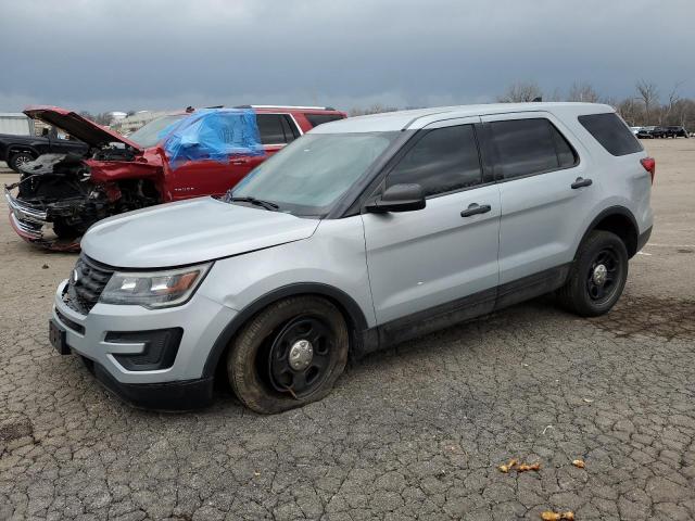1FM5K8AR1HGC57727 - 2017 FORD EXPLORER POLICE INTERCEPTOR SILVER photo 1