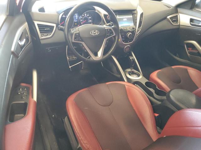 KMHTC6AD3CU053406 - 2012 HYUNDAI VELOSTER RED photo 8