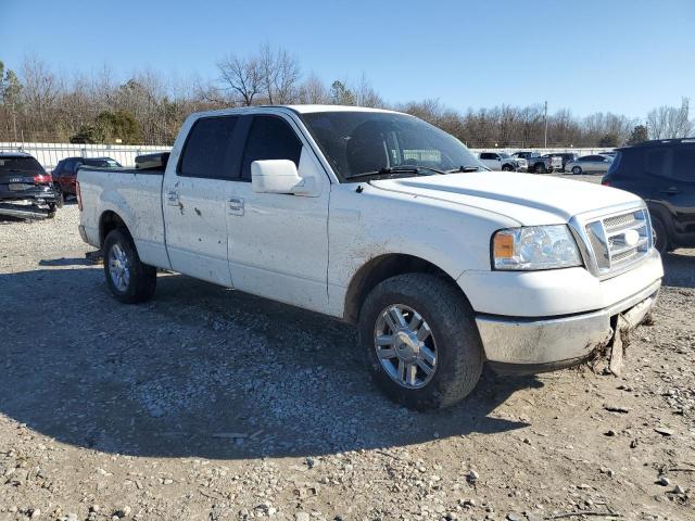 1FTPW14V18FA50696 - 2008 FORD F150 SUPERCREW WHITE photo 4