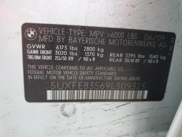 5UXFE83569L309323 - 2009 BMW X5 XDRIVE48I Gümüş foto 13