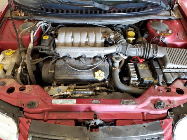 3C3EL55H3VT621725 - 1997 CHRYSLER SEBRING JXI MAROON photo 11