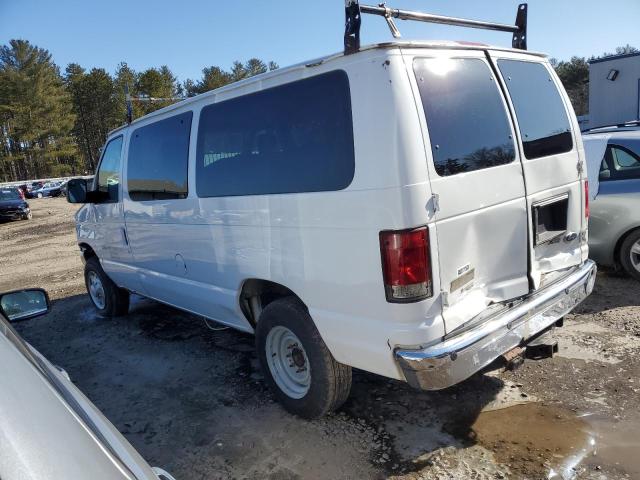 1FBNE3BL0DDA94609 - 2013 FORD ECONOLINE E350 SUPER DUTY WAGON WHITE photo 2