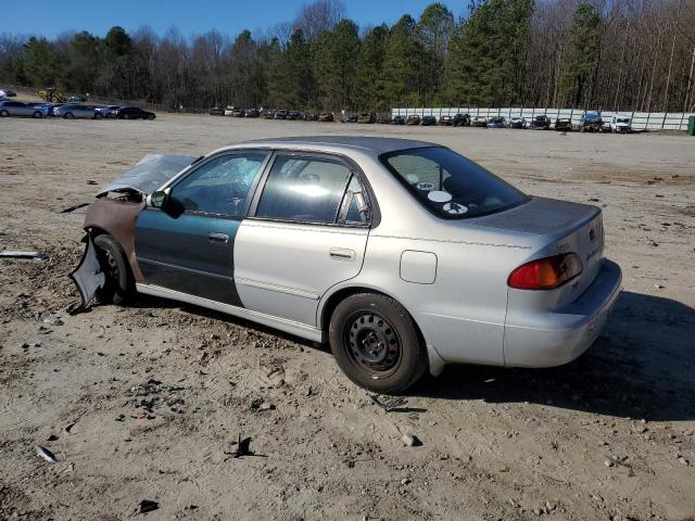 2T1BR12E52C557346 - 2002 TOYOTA COROLLA CE SILVER photo 2