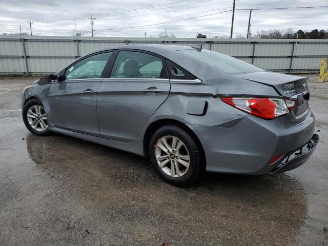 5NPEB4AC0EH843755 - 2014 HYUNDAI SONATA GLS GRAY photo 2