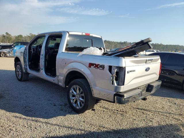 1FTEW1EG9HKC68674 - 2017 FORD F150 SUPERCREW SILVER photo 2
