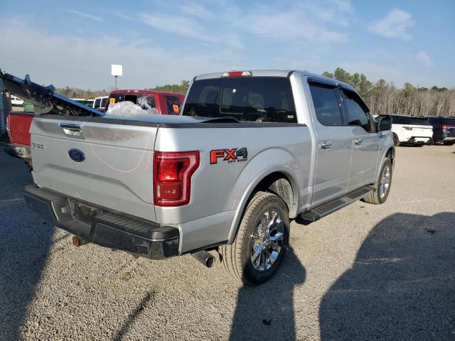 1FTEW1EG9HKC68674 - 2017 FORD F150 SUPERCREW SILVER photo 3