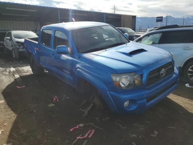 3TMLU4ENXBM066309 - 2011 TOYOTA TACOMA DOUBLE CAB BLUE photo 4