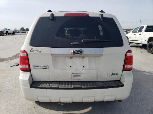 1FMCU0EG8CKA81390 - 2012 FORD ESCAPE LIMITED WHITE photo 6