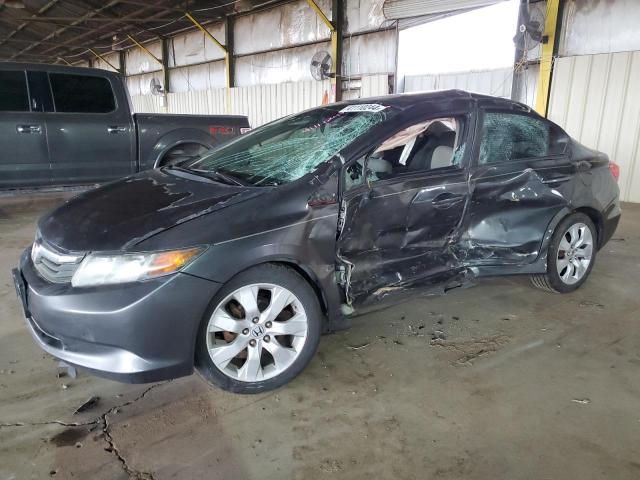 2HGFB2F59CH523070 - 2012 HONDA CIVIC LX GRAY photo 1