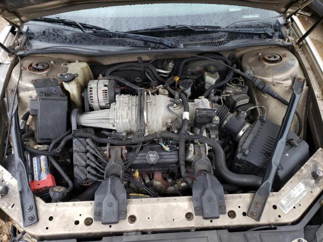 2G2WR524541340336 - 2004 PONTIAC GRAND PRIX GTP BEIGE photo 11