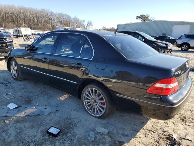 JTHBN36F755021119 - 2005 LEXUS LS 430 BLACK photo 2