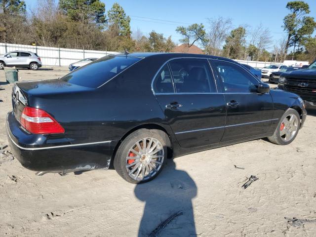 JTHBN36F755021119 - 2005 LEXUS LS 430 BLACK photo 3