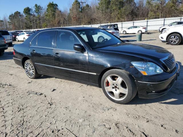 JTHBN36F755021119 - 2005 LEXUS LS 430 BLACK photo 4