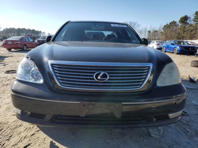 JTHBN36F755021119 - 2005 LEXUS LS 430 BLACK photo 5