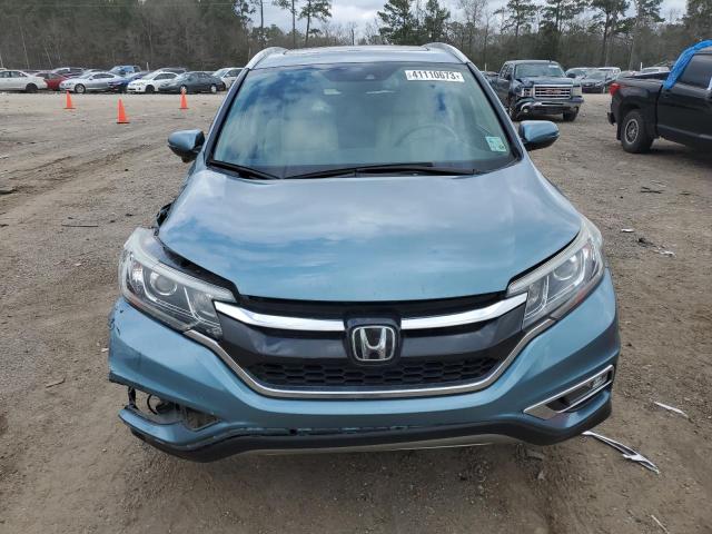 5J6RM3H93GL007513 - 2016 HONDA CR-V TOURING BLUE photo 5