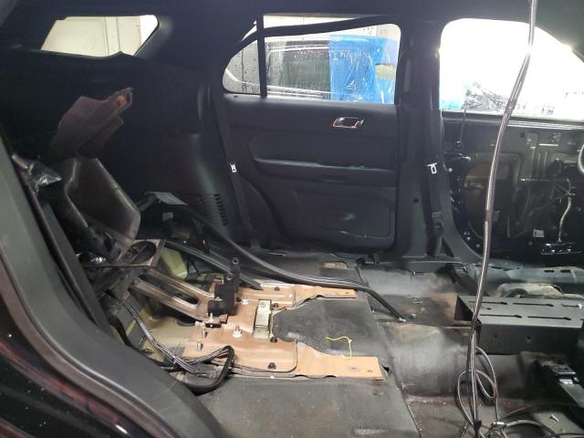 1FM5K8AR6HGC63197 - 2017 FORD EXPLORER POLICE INTERCEPTOR أسود صورة 10