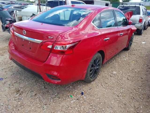 3N1AB7AP8JL646591 - 2018 NISSAN SENTRA SR RED photo 4