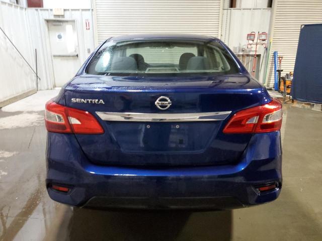 3N1AB7AP3KY223972 - 2019 NISSAN SENTRA S BLUE photo 6