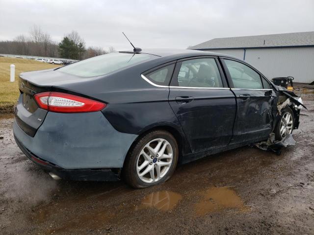 3FA6P0H73ER225548 - 2014 FORD FUSION SE BLACK photo 3