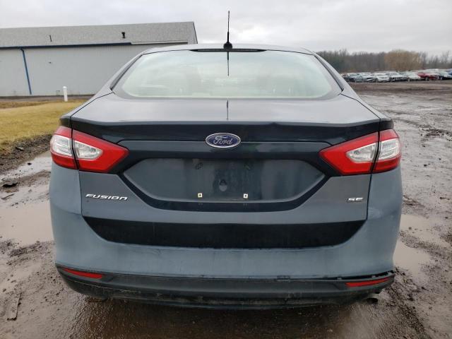 3FA6P0H73ER225548 - 2014 FORD FUSION SE BLACK photo 6