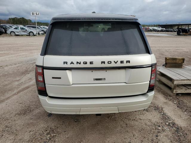 SALGV2EF6EA150889 - 2014 LAND ROVER RANGE ROVE AUTOBIOGRAPHY WHITE photo 6