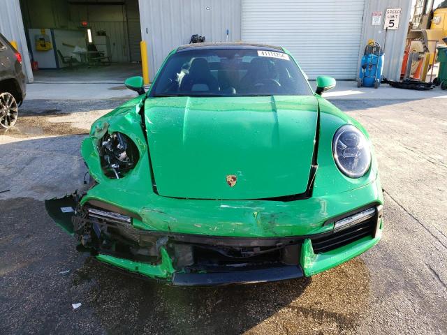 WP0AD2A92MS258662 - 2021 PORSCHE 911 TURBO GREEN photo 5