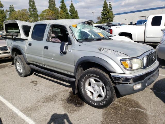 5TEGN92N03Z296896 - 2003 TOYOTA TACOMA DOUBLE CAB PRERUNNER SILVER photo 4