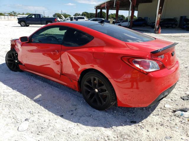 KMHHT6KD0CU067607 - 2012 HYUNDAI GENESIS CO 2.0T RED photo 2