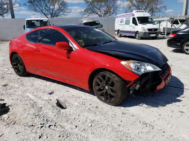 KMHHT6KD0CU067607 - 2012 HYUNDAI GENESIS CO 2.0T RED photo 4