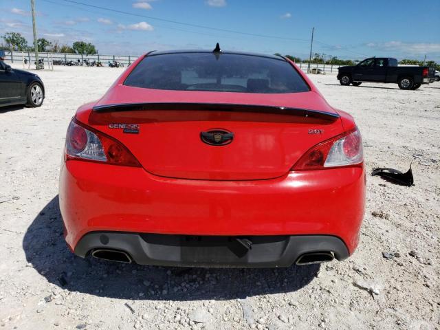 KMHHT6KD0CU067607 - 2012 HYUNDAI GENESIS CO 2.0T RED photo 6