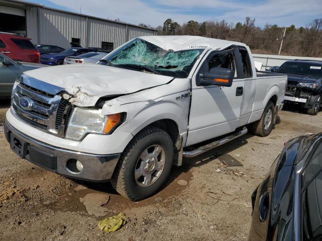 1FTEX1C84AKB70263 - 2010 FORD F150 SUPER CAB WHITE photo 1