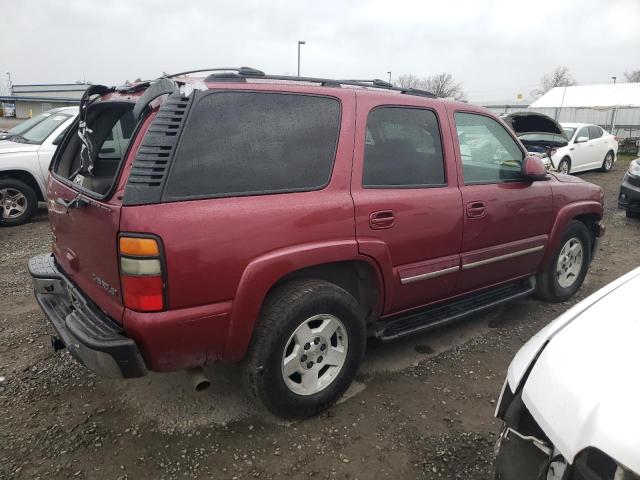 1GNEC13T75R110708 - 2005 CHEVROLET TAHOE C1500 MAROON photo 3