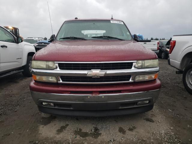 1GNEC13T75R110708 - 2005 CHEVROLET TAHOE C1500 MAROON photo 5